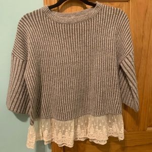 Very cute short sleeve sweater!
